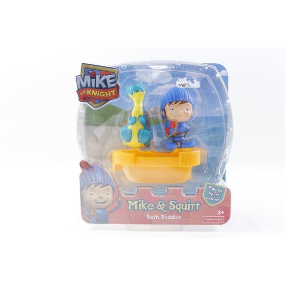 Vintage, Fisher-Price, Mike The Knight Mike & Squirt, Plastic, Toy, Bath Buddies - Picture 1 of 3